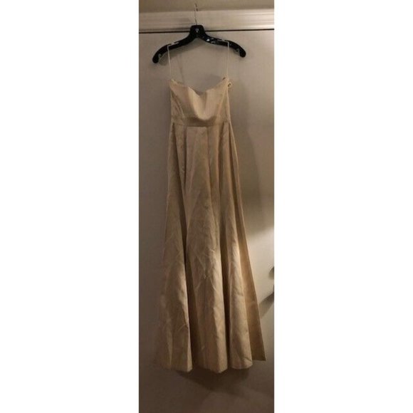 NWT $10K TEMPERLEY LONDON  SATIN SILK BEADED BODICE WEDDING GOWN SZ US 4 UK 8 - Picture 8 of 16